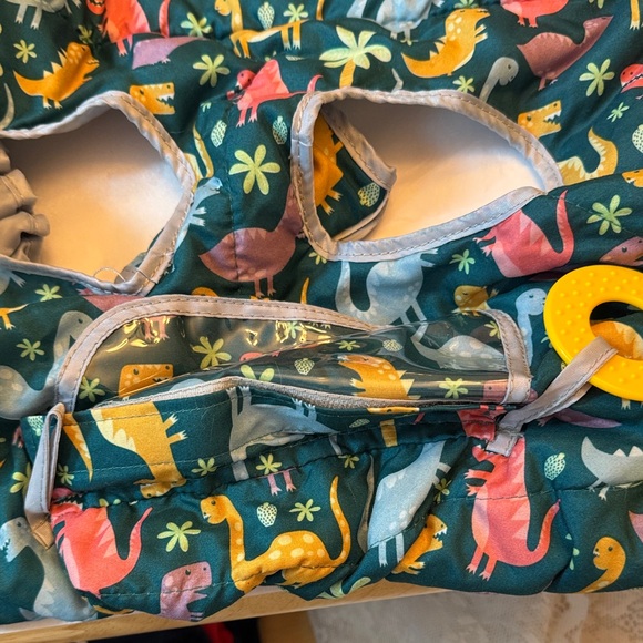 Dinosaur Print high chair/shopping cart/ restaurant high chair etc cover clean - Picture 2 of 11